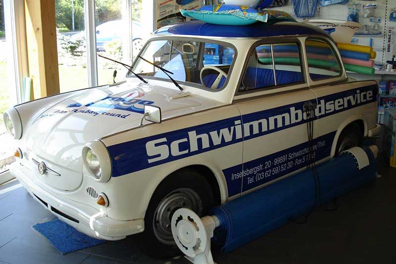 1991 Gründung des Schwimmbadservice Amigo Kaufmann - Amigo Schwimmbadservice - Waltershausen/Thüringen